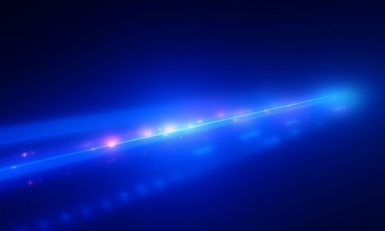 Abstract digital light trails representing fast-moving marketing trends