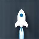 Rocket launch icon
